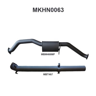 Holden Commodore VP VR VS Sedan 5L V8 IRS 3in Catback Tailpipe (MKHN0063)