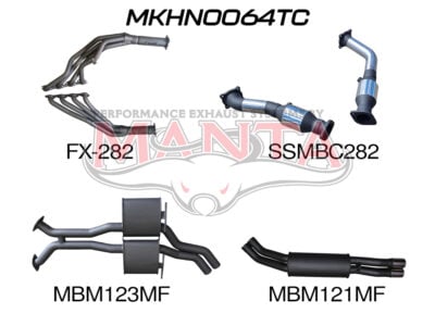 Holden Commodore VP VR VS Sedan 5L V8 IRS 2.5in With Extractors Muffler (MKHN0064TC)