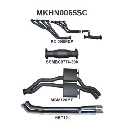 Holden Commodore VP VR VS Sedan 5L V8 Manual IRS 2.5in With Extractors Tailpipe (MKHN0065SC)