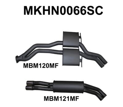 Holden Commodore VP VR VS Sedan 5L V8 IRS 2.5in Catback Muffler (MKHN0066SC)