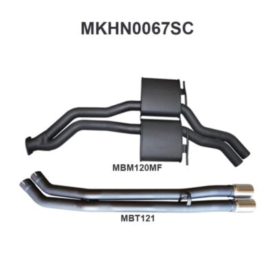 Holden Commodore VP VR VS Sedan 5L V8 IRS 2.5in Catback Tailpipe (MKHN0067SC)