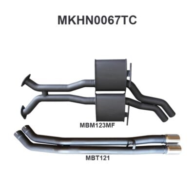 Holden Commodore VP VR VS Sedan 5L V8 IRS 2.5in Catback Tailpipe (MKHN0067TC)