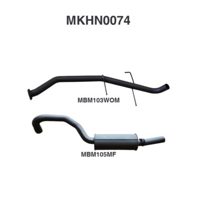 Holden Commodore VG VP VR V6 V8 Ute 2.5in Catback WOM/Muffler