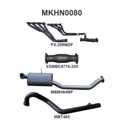 Holden Commodore VN VP VR VS UTE 5.0L V8 MANUAL 3IN SYSTEM WITH CAT & CENTRE MUFFLER ONLY (MKHN0080)
