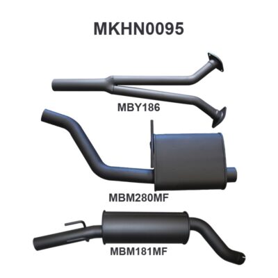 Holden Commodore VZ V6 Sedan Ute Wagon 2.5in Catback Muffler/Muffler (MKHN0095)