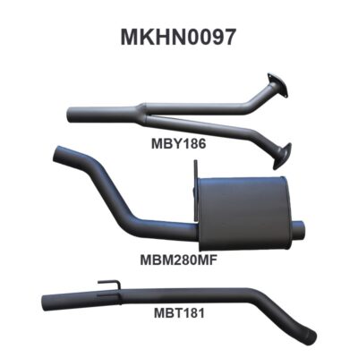Holden Commodore VZ V6 Sedan Ute Wagon 2.5in Catback Muffler/Tailpipe (MKHN0097)