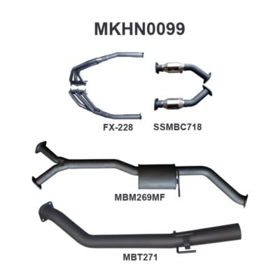 Holden Commodore VZ V6 Ute Wagon 3in With Extractors Muffler/Tailpipe (MKHN0099)