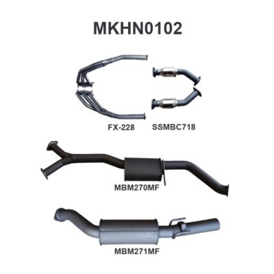 Holden Commodore VZ V6 Sedan 3in With Extractors Muffler/Muffler (MKHN0102)