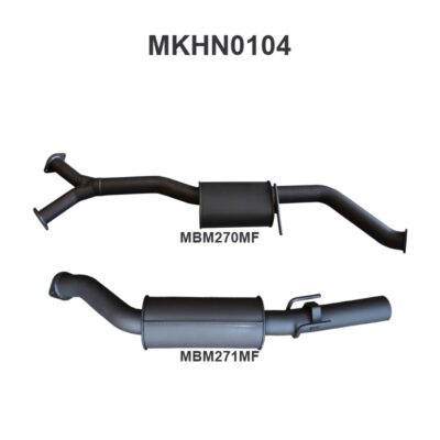 Holden Commodore VZ V6 Sedan 3in Catback Muffler/Muffler (MKHN0104)