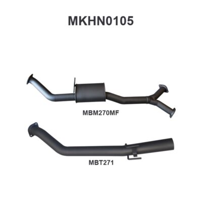 Holden Commodore VZ V6 Sedan 3in Catback Muffler/Tailpipe (MKHN0105)