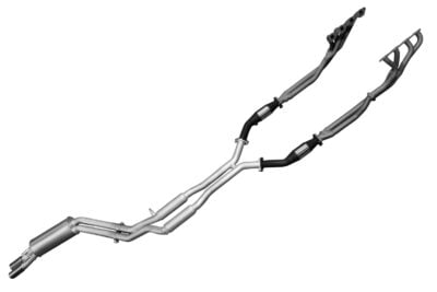 Holden Commodore VT 5L Sedan 2.5in Dual With Extractors Hotdog/Muffler (MKHN0113)