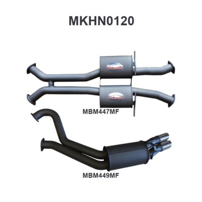Holden Commodore VT - VZ V8 Sedan 3in Dual Catback Muffler/Muffler (MKHN0120)