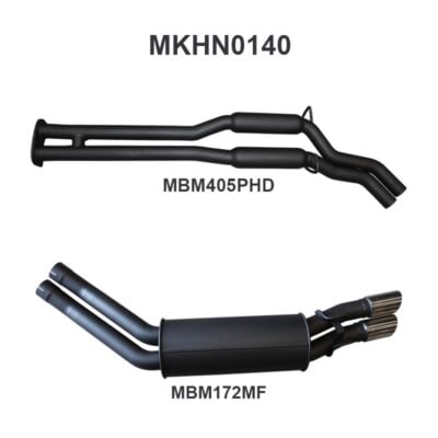 VZ HSV V8 Sedan 2.5in Dual Catback Hotdog/Muffler (MKHN0140)
