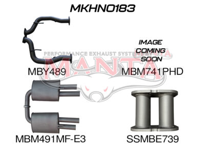 HSV VE E3 SDN Wagon 2.5in Catback Hotdog/Muffler (MKHN0183)