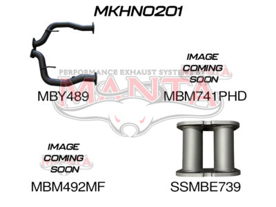 VE HSV Senator 2.5in Catback Hotdog/Muffler (MKHN0201)