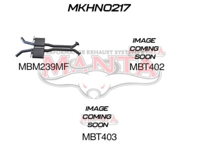 HSV VY Maloo 2.5in Dual Catback Muffler/Tailpipe (MKHN0217)