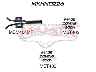 HSV VZ Maloo 2.5in Dual Catback Muffler/Tail Pipes