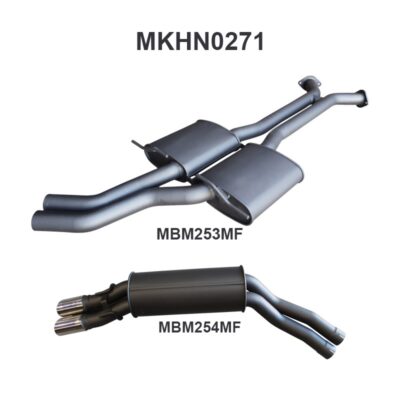 Holden Commodore VT - VZ V8 Wagon 2.5in Dual Catback Muffler/Muffler (MKHN0271)