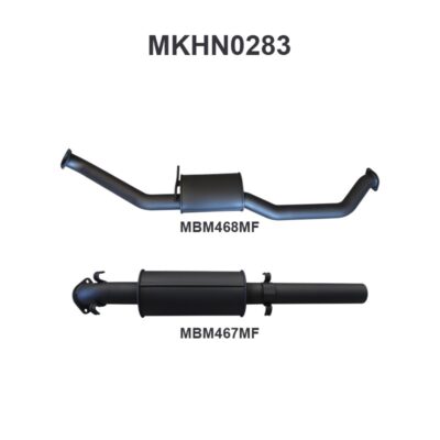 Holden VP VR VS Statesman V8 IRS 3in Catback Muffler (MKHN0283)