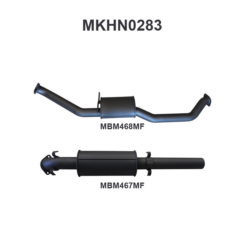 mkhn0283-01-mpiclean Holden VP VR VS Statesman V8 IRS 3in Catback Muffler (MKHN0283)