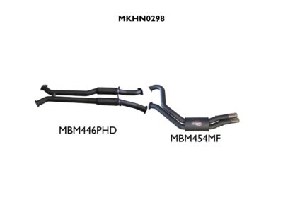 Holden WH Statesman V8 3in Dual Catback Hotdog/Muffler (MKHN0298)