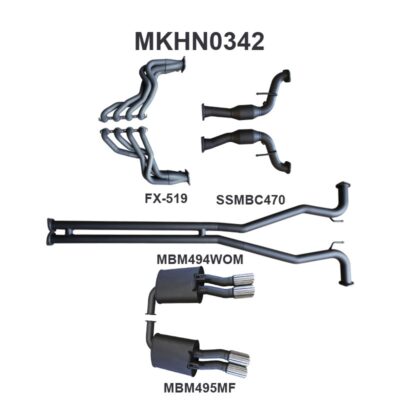 Holden Commodore VF Ute 2.5in With Extractors WOM/Muffler (MKHN0342)