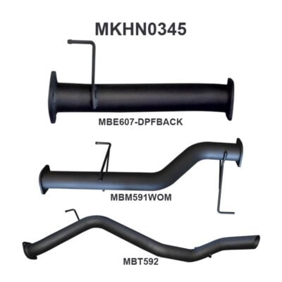 Holden Trailblazer 2.8L DPF Back Without Muffler (MKHN0345)