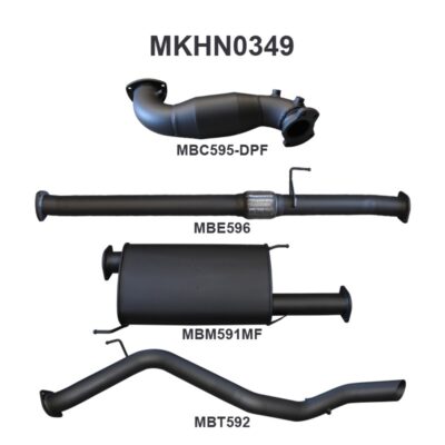 Holden Trailblazer 2.8L Turbo Back With Cat & Muffler (MKHN0349)