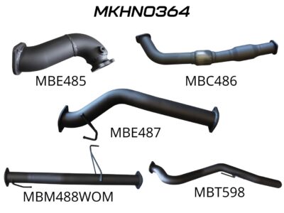 Holden Rodeo RA 3.0L SWB CRD With Cat & Without Muffler (MKHN0364)