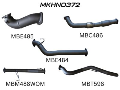 Holden Colorado RC 3.0L 08 - 10 LWB With Cat & Without Muffler (MKHN0372)