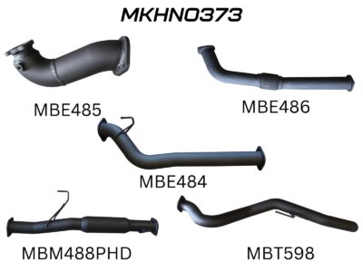 Holden Colorado RC 3.0L 08 - 10 LWB WITHOUT CAT & WITH HOTDOG (MKHN0373)