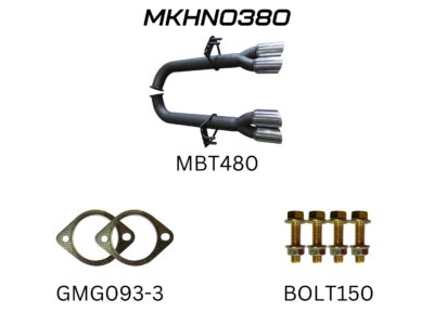 Holden Commodore VE Maloo / SS, VF SS Ute 3in Dual Tail Pipes Axle Back Kit (MKHN0380)