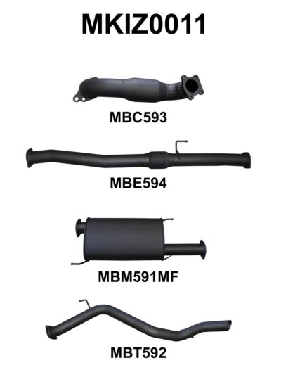 Isuzu MU-X June 2012-Jan 2017 3.0L With Cat & Muffler (MKIZ0011)