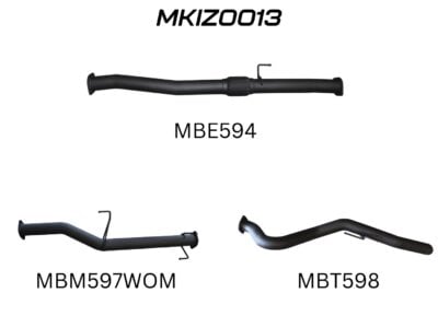 Isuzu D-Max Jan 2017 - 2020 3.0L DPF BACK (MKIZ0013)
