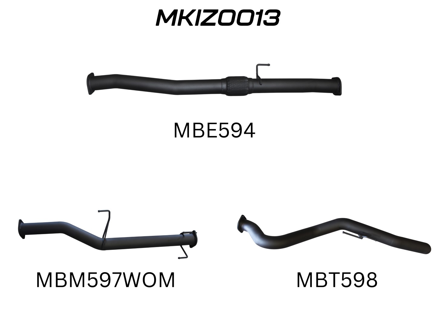 Isuzu D-Max Jan 2017 - 2020 3.0L DPF BACK (MKIZ0013)
