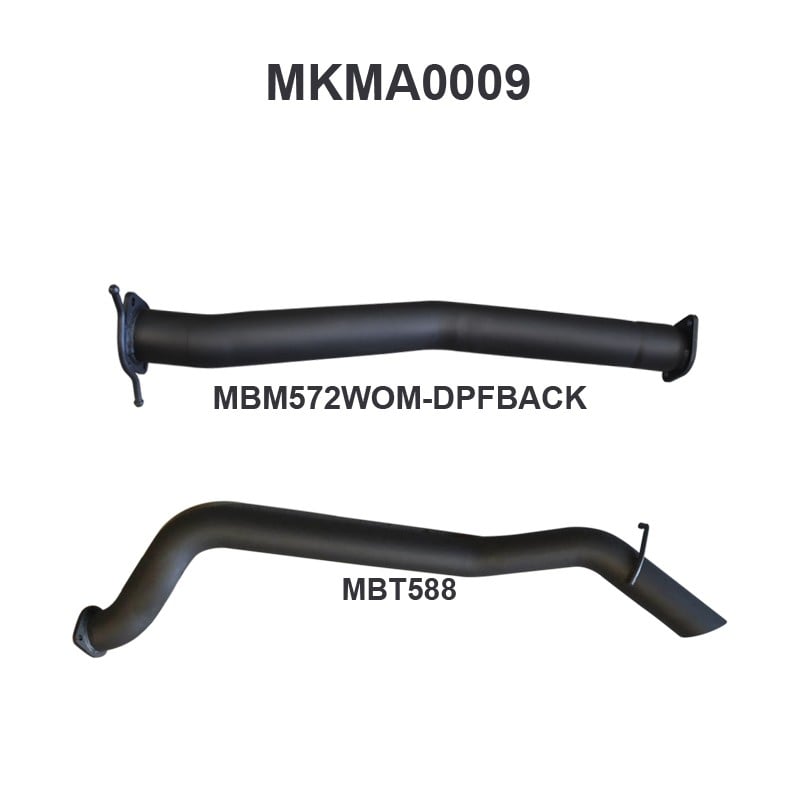 Mazda BT50 3.2L DPF Back (MKMA0009)