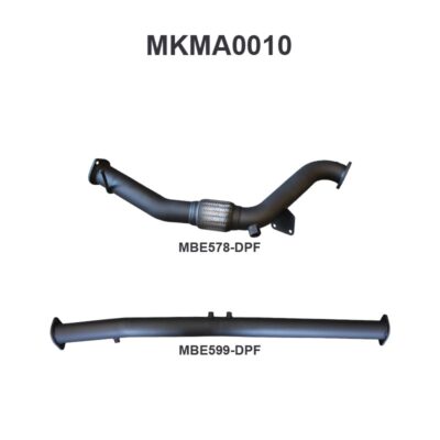 Mazda BT50 3.2L DPF Replacement Only Without Cat, 2016-Sept 2020 (MKMA0010)