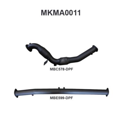 Mazda BT50 3.2L DPF Replacement Only With Cat, 2016-Sept 2020 (MKMA0011)