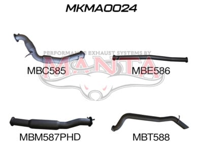 Mazda BT50 B32P 3.2L With Cat and Hotdog (MKMA0024)