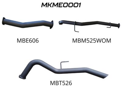 Mercedes X-Class 2.3L 3in DPF Back Exhaust System (MKME0001)
