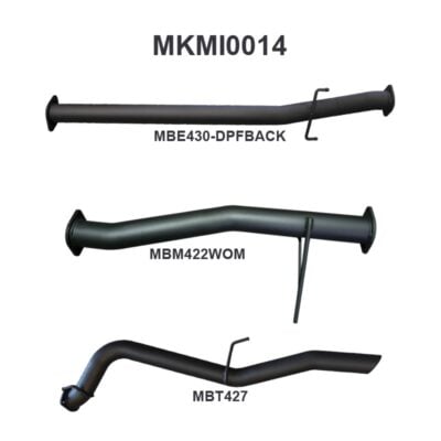 Mitsubishi TRITON MQ 3in DPF BACK (MKMI0014)