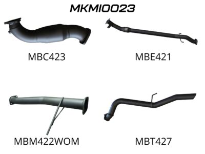 Mitsubishi Triton MN Manual 4X4 2.5L CRD With Cat, No Muffler (MKMI0023)