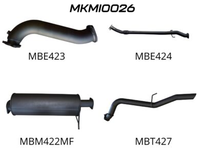 Mitsubishi Triton MN Auto 4X4 2.5L CRD Without Cat with Hotdog (MKMI0026)