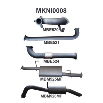 Nissan Navara D40 2.5L MAN 05 - 07 Without Cat R MUFF (MKNI0008)