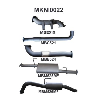 Nissan Navara D40 2.5L MAN Spain With Cat, R MUFF (MKNI0022)