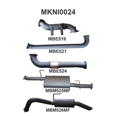 Nissan Navara D40 2.5L MAN Spain Without Cat R MUFF (MKNI0024)