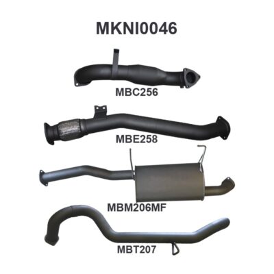 Nissan Patrol ZD30 GU 3.0 CR Wagon With Cat CEN Muffler (MKNI0046)
