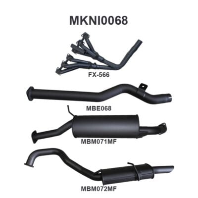 Nissan Patrol GU 4.5L Full System - No Cat - with Centre & Rear Hotdog (MKNI0068)