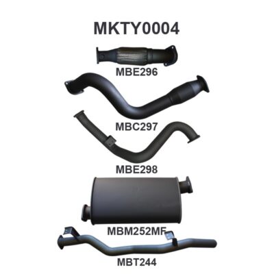 Toyota Landcruiser VDJ79 V8 S/Cab Ute 3in With Cat & MUFF (MKTY0004)