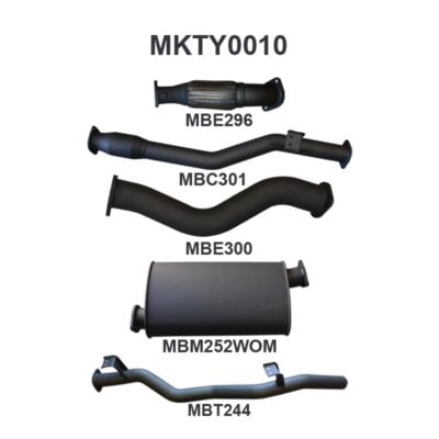 Toyota Landcruiser VDJ79 V8 D/Cab Ute 3in With Cat & MUFF (MKTY0010)